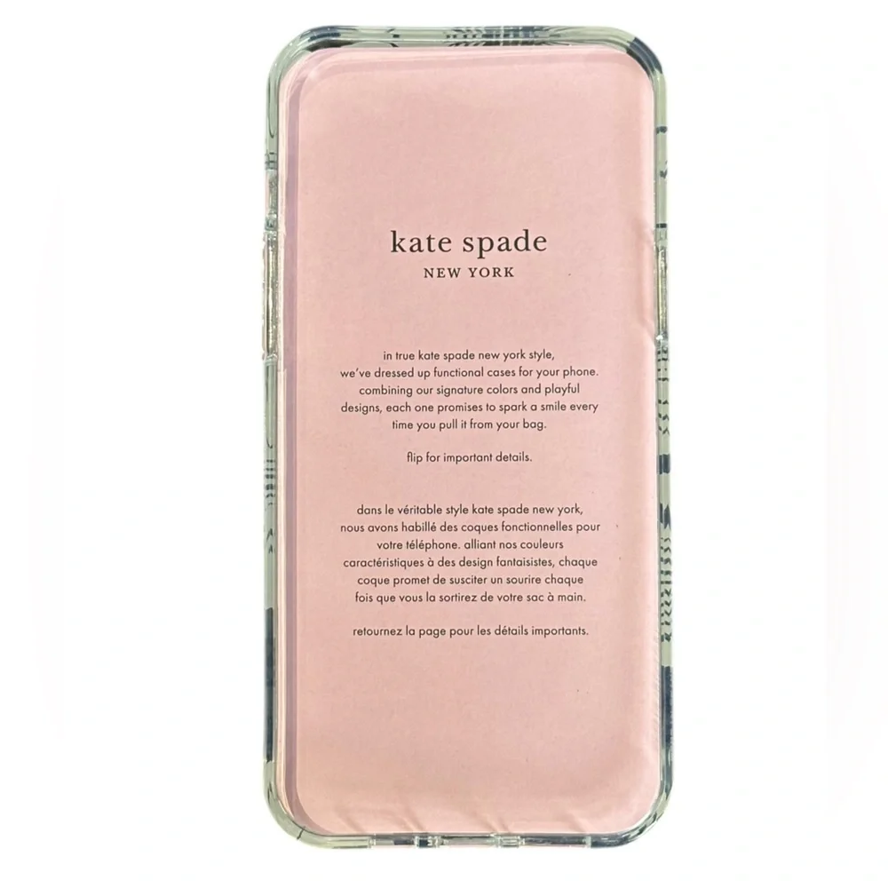 Kate Spade New York Floral Protective Hardshell Case iPhone 14 Plus NWT